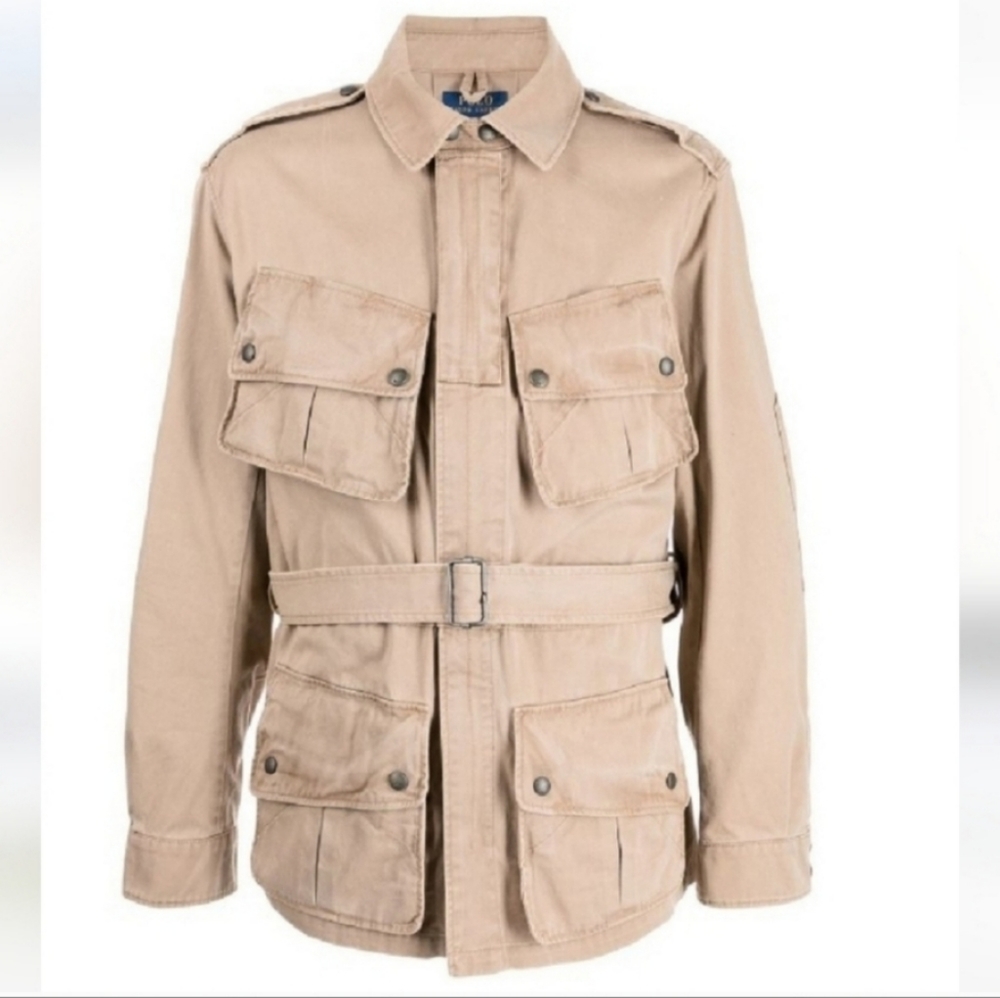 Polo Ralph Lauren multi-pocket belted paratrooper jacket UNISEX